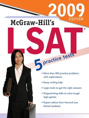 cover image of McGraw-Hill's LSAT, 2009 Edition